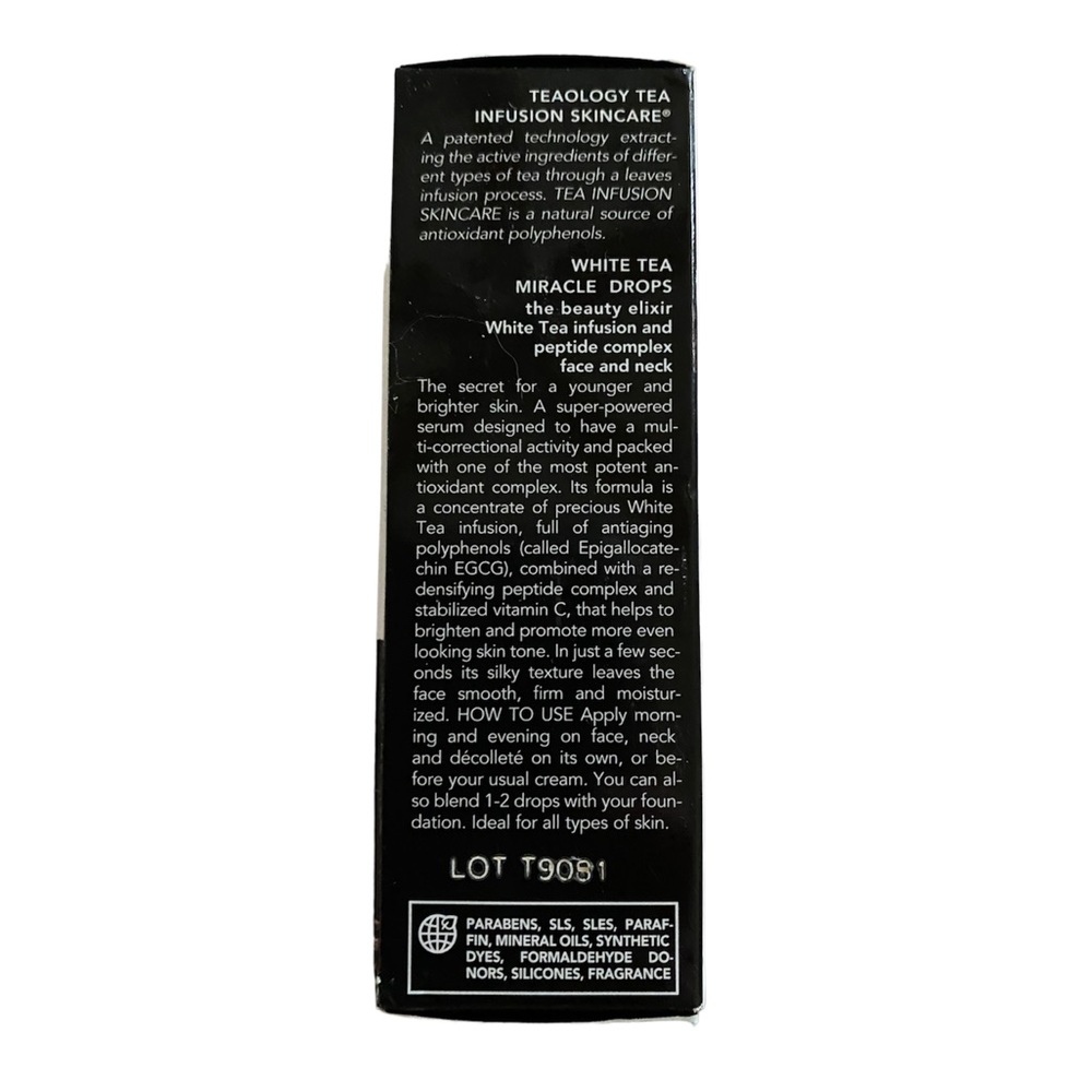 Last chance!Teaology Anti-Age Serum 100% Vegan White Tea Infusion, Vitamin C - Picture 3 of 8